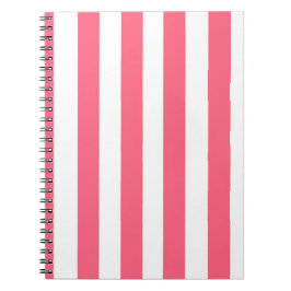 Rosa gestreiftes Notebook Notizblock