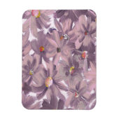 Rosa gestrichene Blume Magnet (Vertikal)