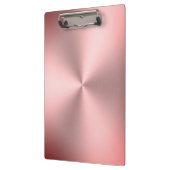 Rosa gestromtes Metallsehen Klemmbrett (Links)