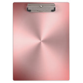 Rosa gestromtes Metallsehen Klemmbrett (Vorderseite)