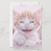 Rosa getöntes Zwei-Foto Briefpapier (Rückseite)