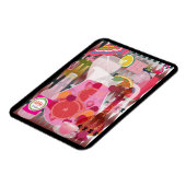 Rosa Getränke Magnet (Linke Seite)