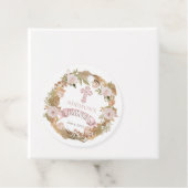 Rosa getrocknete Bläschen Erste Heilige Kommune Geschenkanhänger (Beispiel)