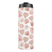 Rosa getrocknete Blätter