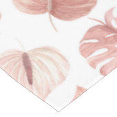 Rosa getrocknete Blätter Tischdecke (Schrägansicht)