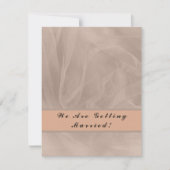 Rosa Gewebe texturiert druckunabhängig Save The Date (Vorderseite)