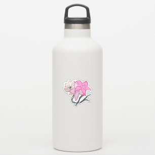 Rosa gezeichneter Blumenstrauß Aufkleber