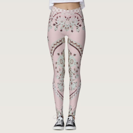 Rosa Gibson Leggings (Vorderseite)