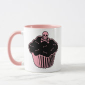 Rosa Gift Cupcake Tasse (Links)