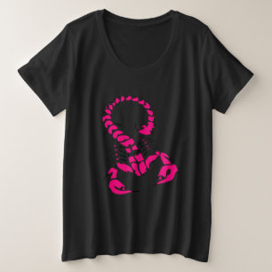 Rosa giftiger Skorpion sehr giftiges Insekt Große Größe T-Shirt