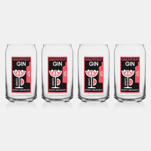 Rosa Gin Dosenglas (Hinten)
