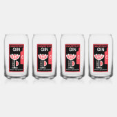 Rosa Gin Dosenglas (Vorderseite)