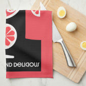 Rosa Gin Geschirrtuch (Viertel Falte)