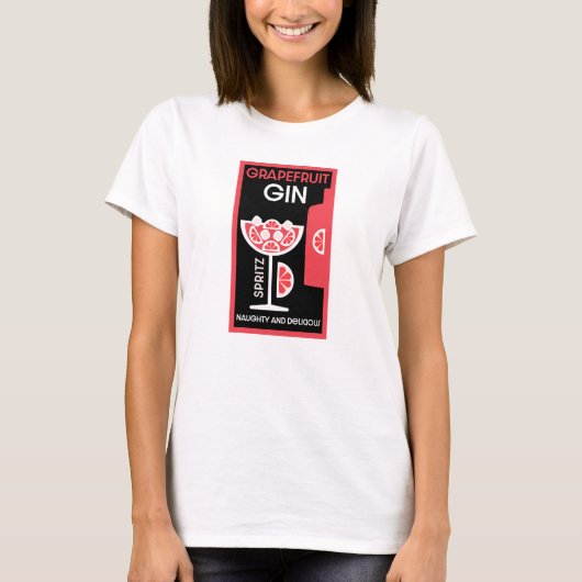 Rosa Gin T-Shirt (Vorderseite)
