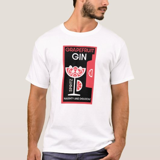Rosa Gin T-Shirt (Vorderseite)