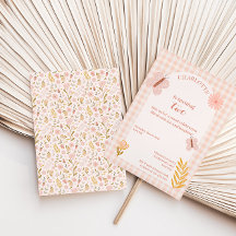 Rosa Gingham Butterfly mit Blume Geburtstag