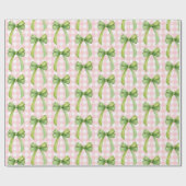 Rosa Gingham-Geschenkpapier Geschenkpapier (Flach)