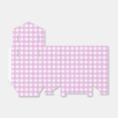 Rosa Gingham Geschenkschachtel (Ungefaltet)