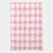 Rosa Gingham Geschirrtuch (Vertikal)