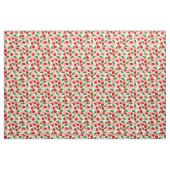rosa Gingham Herzform Kirsche Rockabilly Stoff (Yard (91,4 cm))