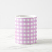 Rosa Gingham Kaffeetasse (Mittel)