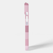 Rosa Gingham-Karo-Karo-Design Case-Mate iPhone Hülle (Rückseite / Links)