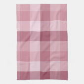 Rosa Gingham-Karo-Karo-Design Geschirrtuch (Vertikal)