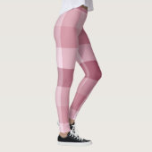 Rosa Gingham-Karo-Karo-Design Leggings (Rechts)