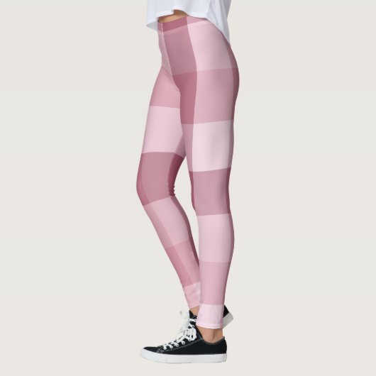 Rosa Gingham-Karo-Karo-Design Leggings (Links)