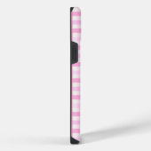 Rosa Gingham-Karo-Karo-Muster iPhone Hülle (Rechte Seite)