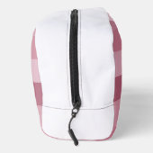 Rosa Gingham-Karo-Karodesign Waschbeutel (Rechts)
