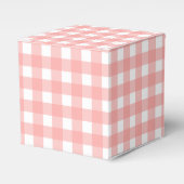 Rosa Gingham Karo Pattern Geschenkschachtel (Vorderseite)