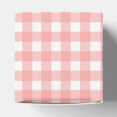 Rosa Gingham Karo Pattern Geschenkschachtel (Oben)
