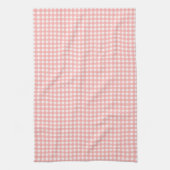 Rosa Gingham Karo Pattern Geschirrtuch (Vertikal)