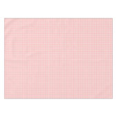 Rosa Gingham Karo Pattern Tischdecke (Vorderseite (Horizontal))