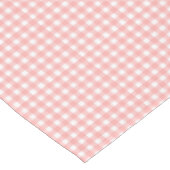 Rosa Gingham Karo Pattern Tischdecke (Schrägansicht)