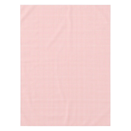 Rosa Gingham Karo Pattern Tischdecke (Vorderseite)