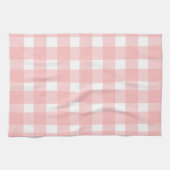 Rosa Gingham-Küchenhandtuch Geschirrtuch (Horizontal)