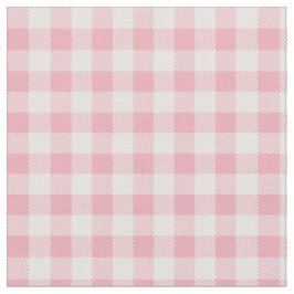 Rosa Gingham-Muster Mädchenhaft Kariert Kariert Stoff
