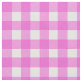 Rosa Gingham-Muster Stoff (Nahaufnahme)