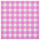 Rosa Gingham-Muster Stoff (Muster)