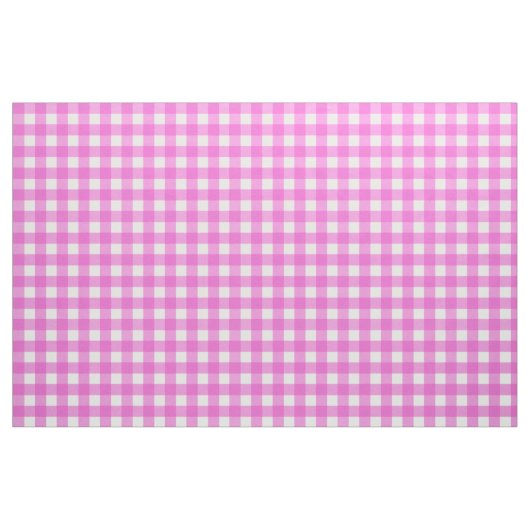 Rosa Gingham-Muster Stoff (Fat Quarter (45,7 x 55,9 cm))