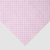 Rosa Gingham Pattern Seidenpapier (Ausschnitt)