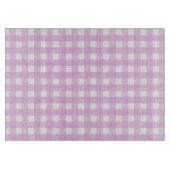 Rosa Gingham Schneidebrett (Vorderseite)