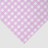 Rosa Gingham Seidenpapier (Ausschnitt)