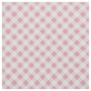 Rosa Gingham Stoff