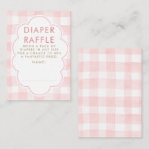 Rosa Gingham-Windel-Raffle-Baby-Shower-Tickets