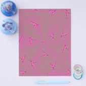 Rosa Ginseng-Mann Bulk Scrapbook-Papier Seiten (Einzeln)