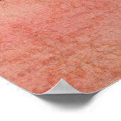 Rosa Giraffen Pink Art Poster (Ecke)