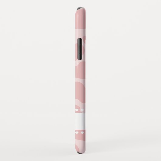 Rosa Giraffenfelder Case-Mate iPhone Hülle (Hinten/Rechts)